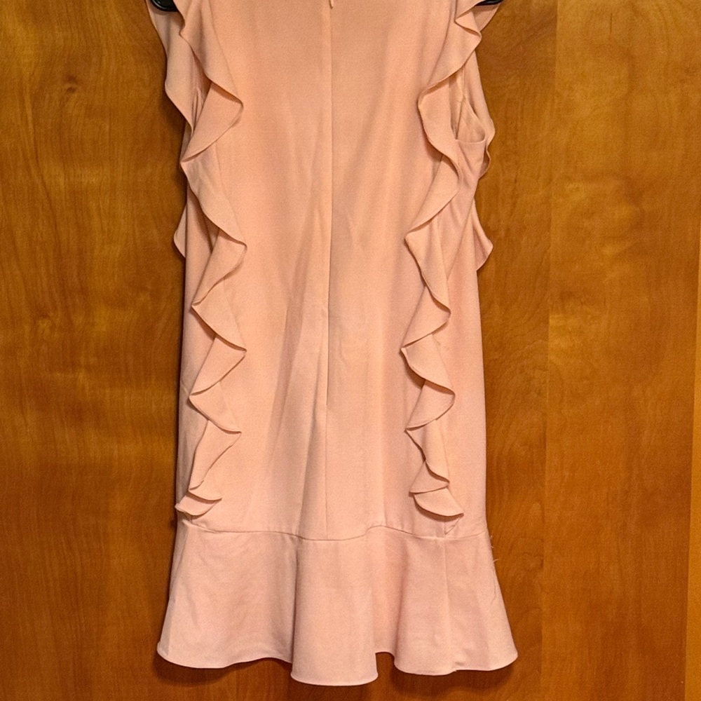 Flirty & Fun Pink Ruffle Formal Dress - Picture 3 of 6